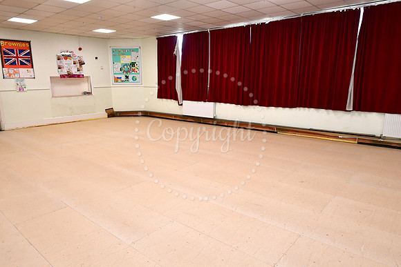 St Giles Community Hall, new floor in the main hall