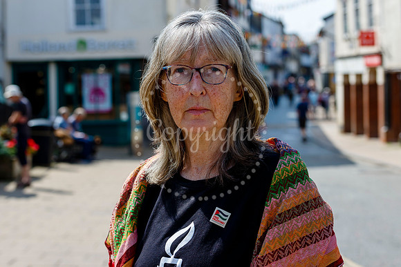 Waveney Valley MP Adrian Ramsay joined the vigil in Diss for the