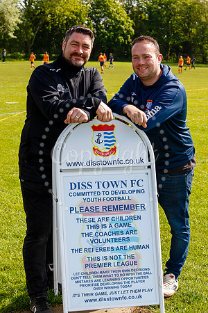 Diss Town Youth FC has turned their grounds from a muddy mess in