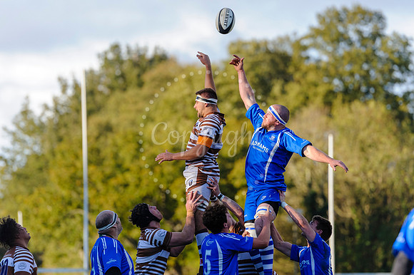 Rugby action from Diss v Southend Saxons in London 1 North.