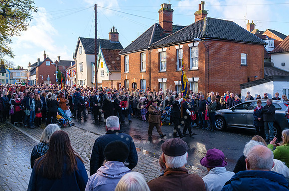 Harleston Annual Remembrance Parade and The Royal British Legion Poppy Appeal
