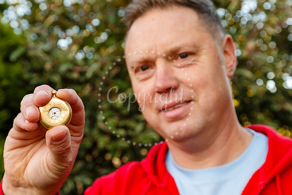 Metal detectorist Rob Webster