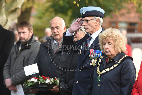 All Souls ceremony at Newark Cemetery polish war graves