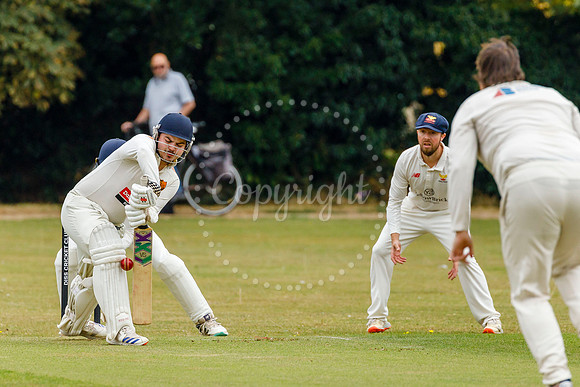 Cricket action from Diss vs Great Melton