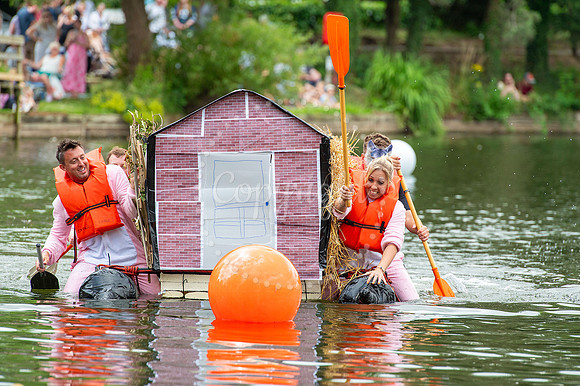BFP Fancy Dress & Raft Decorating Judging: Needham Lake, Needham MarketNeedham Lake Raft Race 2025. Picture by Mark Westley
