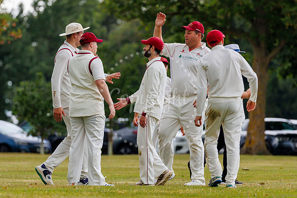 Cricket action from Garboldisham v Fakenham