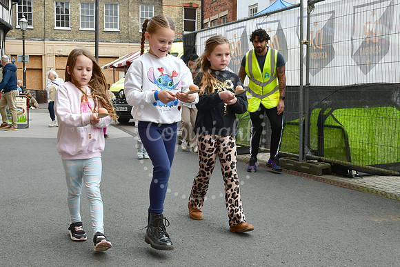 Beaumond House Easter fun day in Newark Market Place