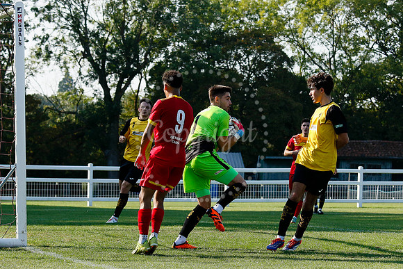 Football action from Walsham-le-Willows vs Fakenham Town