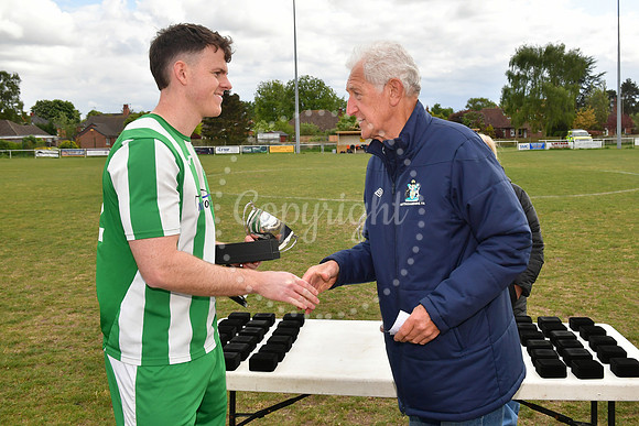 Willie Hall Cup Final. Holy Trinity (Green) v Rose and Crown (Bl