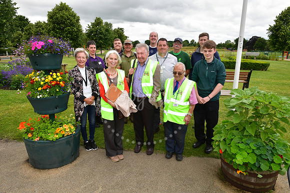 East Midlands in Bloom judging at Newark