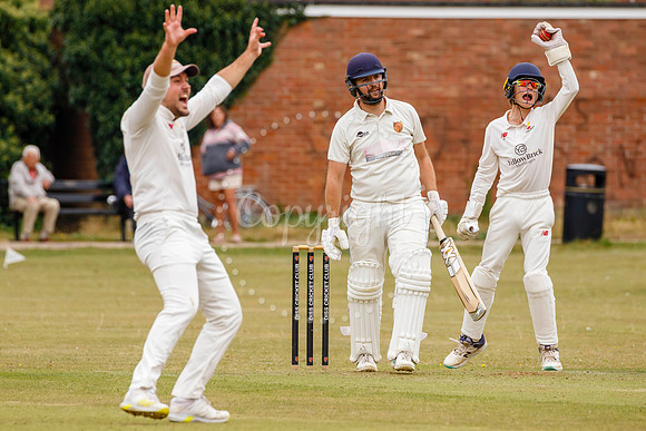 Cricket action from Diss vs Great Melton