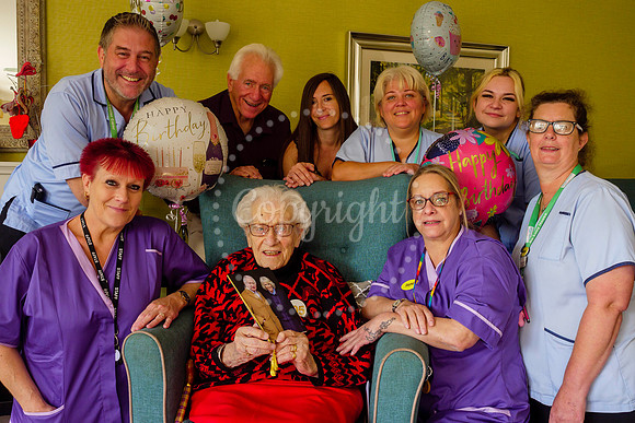 Louie Ellen ‘Hocky’ Lazell is celebrating her 105th