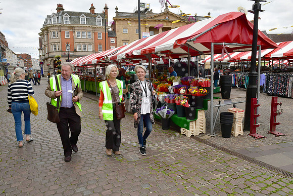 East Midlands in Bloom judging at Newark