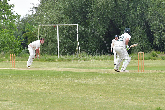 Newark R&M 1st XI v BAsford Mill CC cricket action