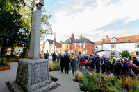Official unveiling of the war memorial in Harleston
