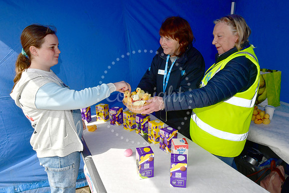 Beaumond House Easter fun day in Newark Market Place