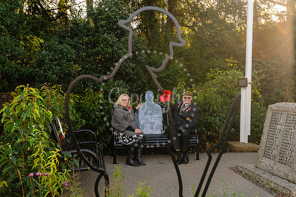 Official unveiling of the war memorial in Harleston