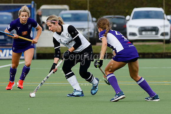 Hockey action from Harleston Magpies Ladies’ I vs Sevenoaks I