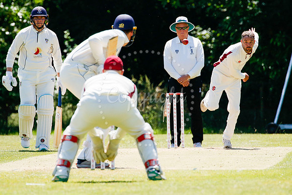Cricket action from Old Buckenham vs Lowestoft