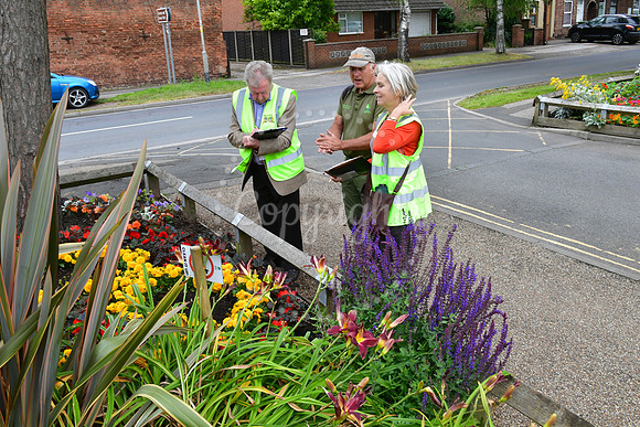 East Midlands in Bloom judging at Newark