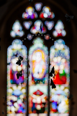 Flower festival at St Andrew's Church, Weybread.