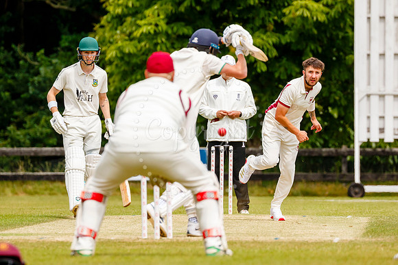 Cricket action from Old Buckenham v Norwich