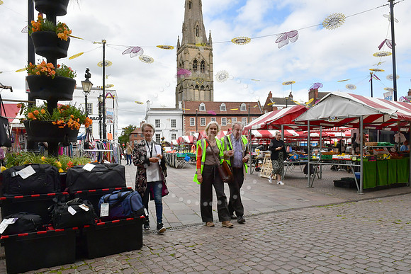 East Midlands in Bloom judging at Newark