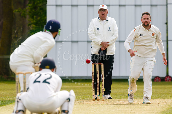 Cricket action from Garboldisham and Diss.