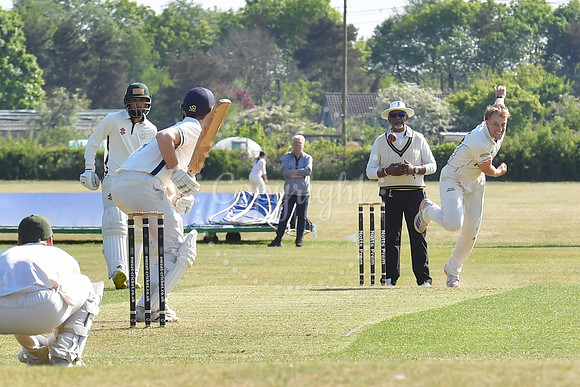 Collingham 1st XI v Attenborough cricket action