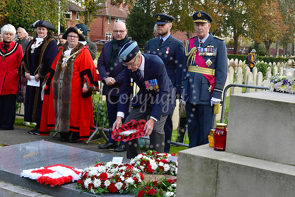 All Souls ceremony at Newark Cemetery polish war graves