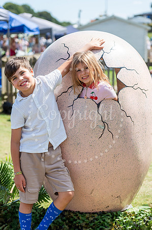 NJ July Racecourse, NewmarketDinosaur day.  Picture by Mark Wes