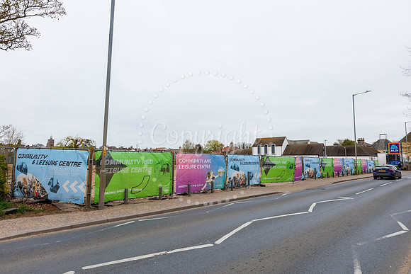 Diss Leisure Centre and former John Grose site