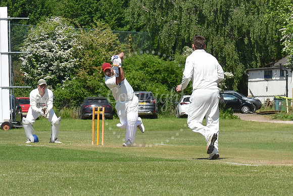 Newark 2nd XI v Great Dolby cricket action