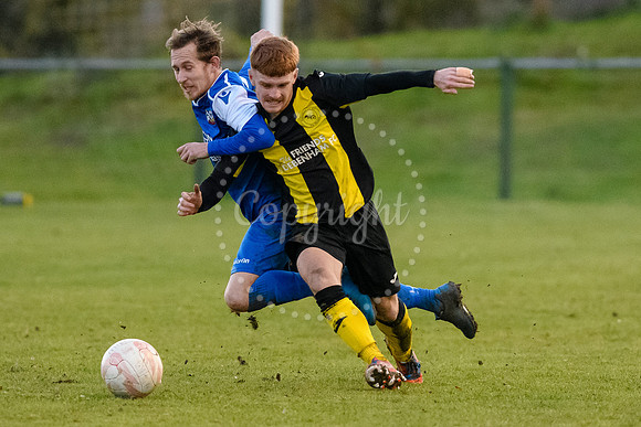 Football action from Debenham LC v Cornard