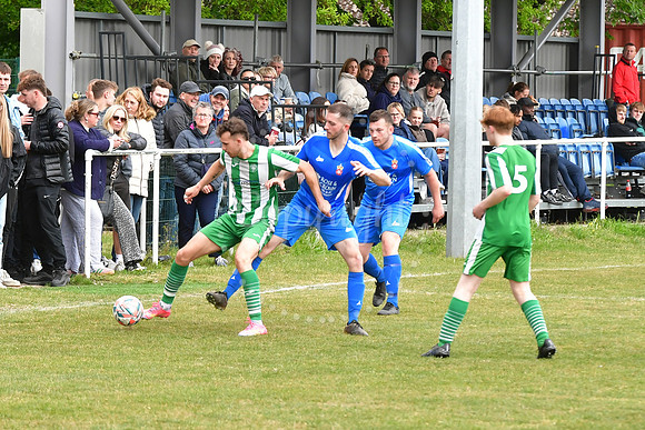 Willie Hall Cup Final. Holy Trinity (Green) v Rose and Crown (Bl