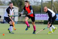 Hockey action from Harleston Magpies Men's 4 v Thetford 1