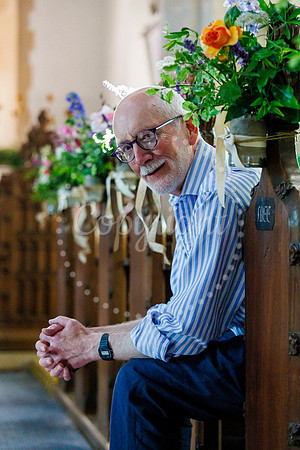 Flower festival at St Andrew's Church, Weybread.
