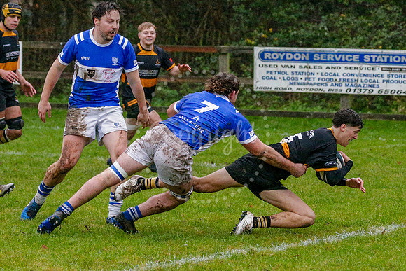 Rugby action from Diss vs Southwold