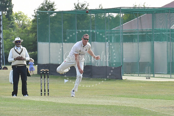 Collingham 1st XI v Attenborough cricket action
