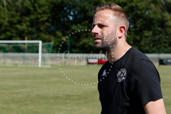 Framlingham manager Liam Abraham