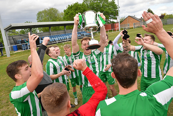 Willie Hall Cup Final. Holy Trinity (Green) v Rose and Crown (Bl