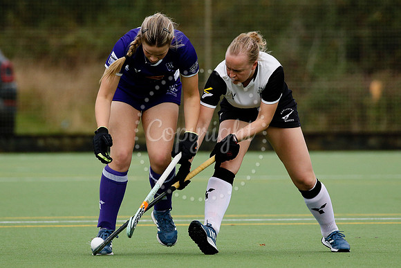 Hockey action from Harleston Magpies Ladies’ I vs Sevenoaks I