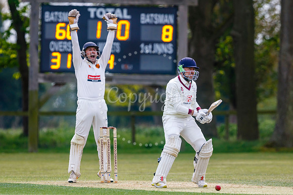Cricket action from Garboldisham and Diss.