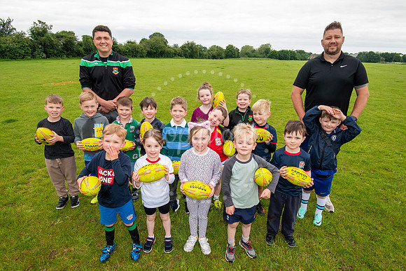 George Lambton playing fieldNewmarket Rugby Club mini eggs..you