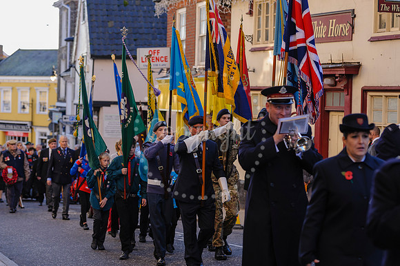 Diss Annual Remembrance Parade and The Royal British Legion Poppy Appeal