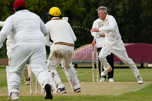 Cricket action from Garboldisham vs Downham Stow in their first