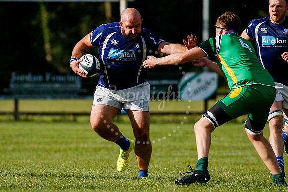 Rugby action from Diss vs Saffron Walden