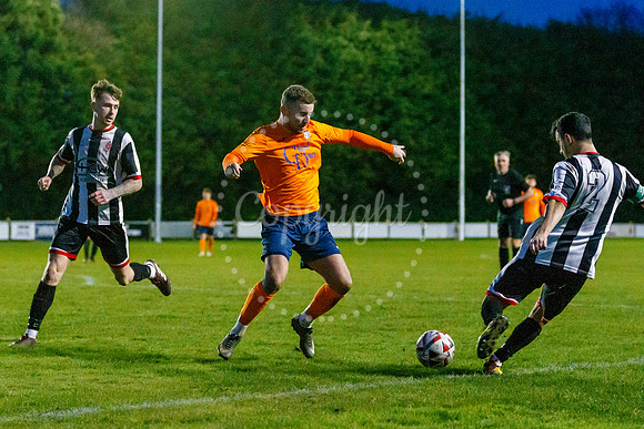 Football action from Diss Town vs Harwich & Parkeston