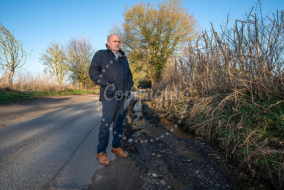 BFP Fieldview, Sandy Lane, Rushbrooke.Marcus Popham is angry at