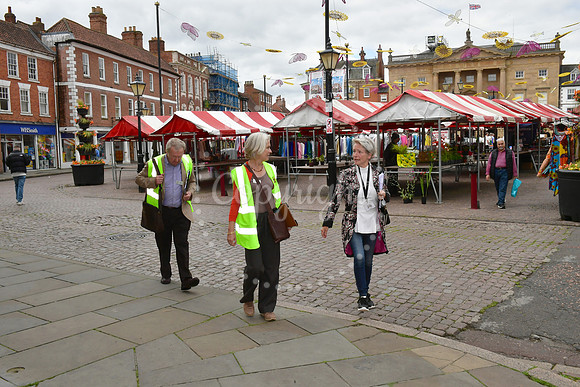 East Midlands in Bloom judging at Newark